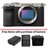 Alpha a7C II Mirrorless Digital Camera Body (Silver) Thumbnail 0