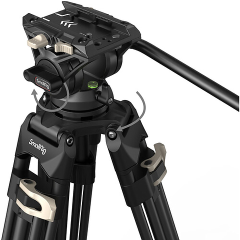 AD-01 Heavy-Duty Tripod with Fluid Head Image 1