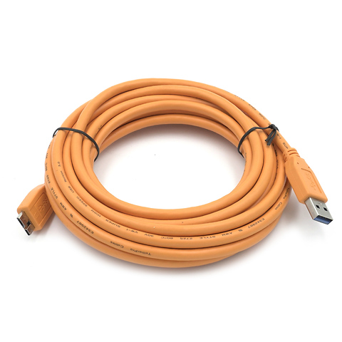Starter tethering Kit USB 3.0 Micro-B Cable (15', Orange) - Pre-Owned Image 1