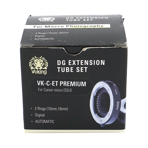 DG Extension Tube 10mm & 16mm Set VK-C-ET for Canon DSLR Cameras - Pre-Owned Image 2