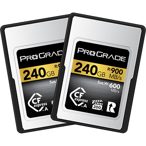 240GB CFexpress 2.0 Type A Gold Memory Card (2-Pack)