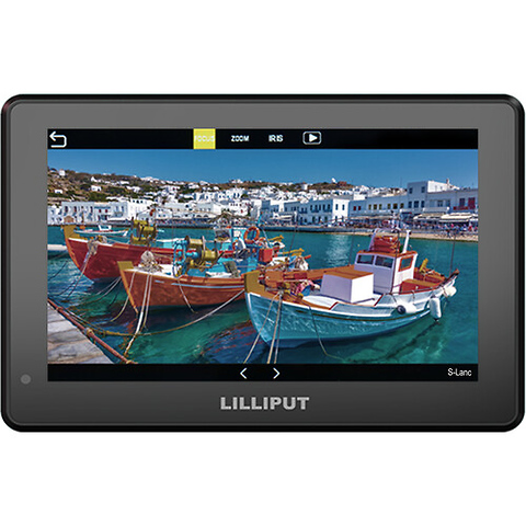 7 in. On-Camera Control Monitor with LANC Camera Control Image 1