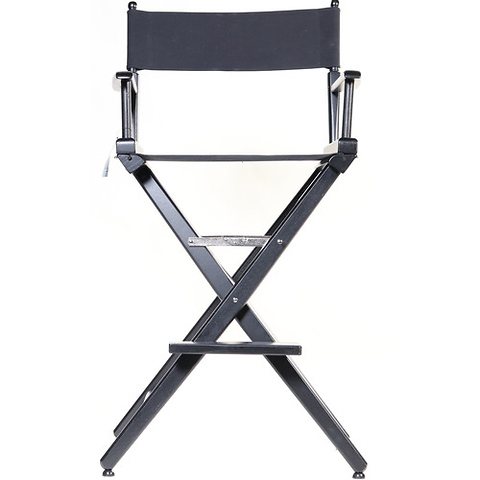 30 in. Pro Series Tall Director's Chair (Black Frame, Black Canvas) Image 1