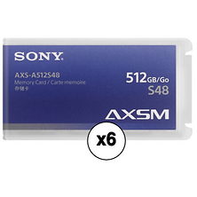 512GB AXS Memory A-Series Card (6-Pack) Image 0