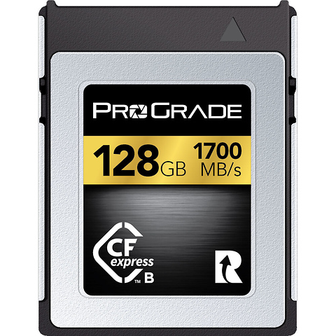 128GB CFexpress 2.0 Type B Gold Memory Card Image 0