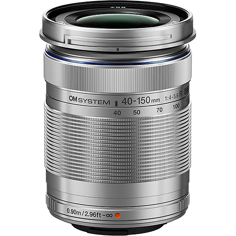 M.Zuiko Digital ED 40-150mm f/4-5.6 R Lens (Silver) Image 0