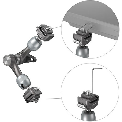 7 in. HawkLock H21 Quick Release Rosette Magic Arm Image 3