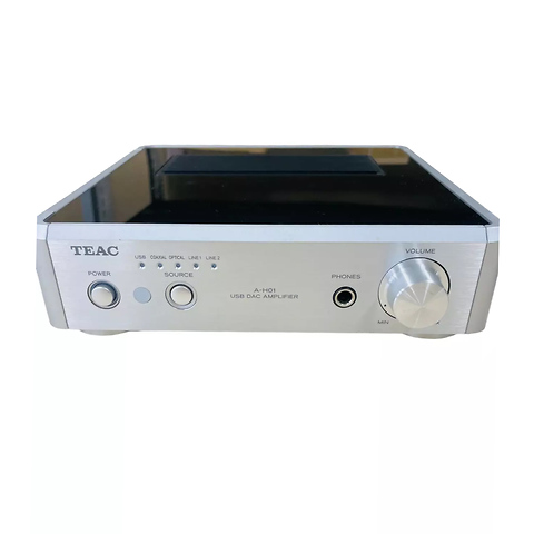 TEAC A-H01 USB DAC Stereo Integrated Amplifier Silver With Remote Control - Pre-Owned Image 0