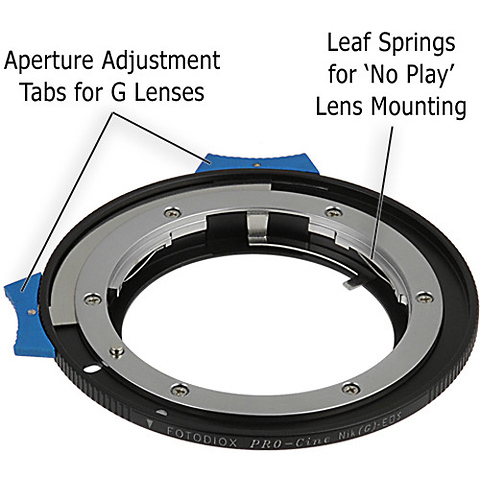 Pro Lens Mount Adapter for Nikon F G-Type Lens to Canon EF-Mount Camera Image 2