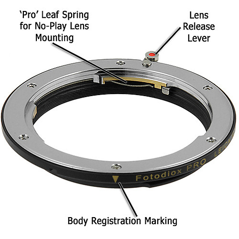 Pro Lens Mount Adapter for Leica R Lens to Canon EF-Mount Camera Image 1