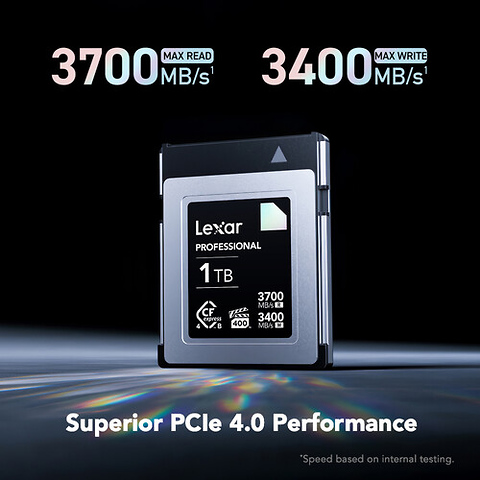 1TB Professional DIAMOND CFexpress 4.0 Type B Memory Card Image 7