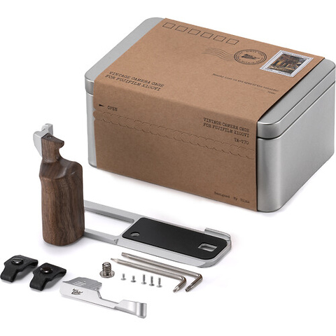 Vintage Cage Base Kit for Fujifilm X100VI (Silver) Image 2