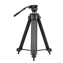 Weifeng WF-717 Video Tripod with Fluid Hydraulic Head - Pre-Owned Image 0