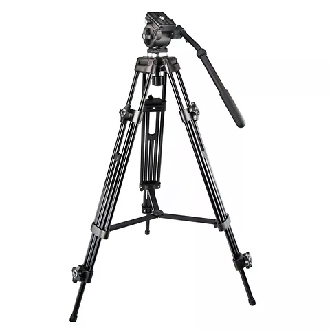 Weifeng WF-717 Video Tripod with Fluid Hydraulic Head - Pre-Owned Image 1