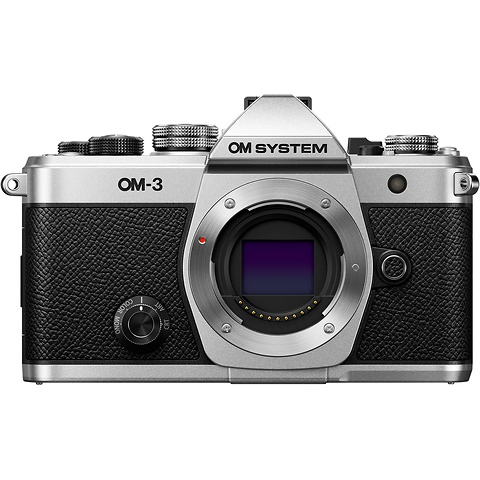 OM-3 Mirrorless Digital Camera Body (Silver) Image 0