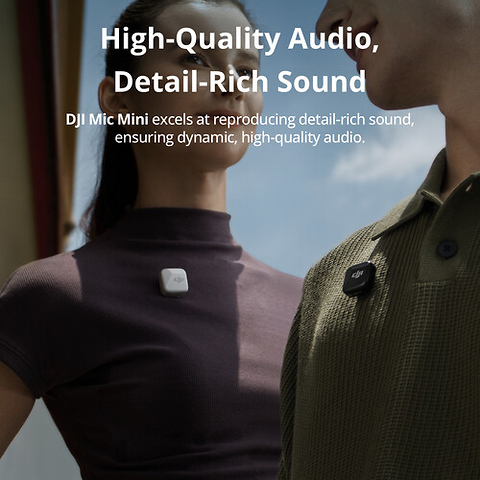 Mic Mini Clip-On Transmitter with Built-In Microphone (2.4 GHz, Infinity Black) Image 3