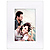 4 x 6 in. Wide Linear Manhattan Frame (White)