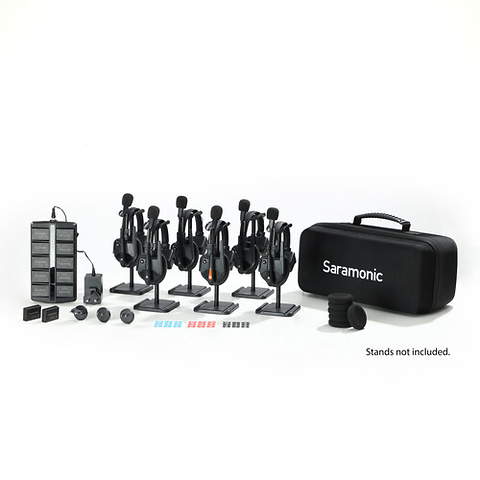 WiTalk9-6S 6-Person Full-Duplex Wireless Intercom System with Single-Ear Headsets (1.9 GHz) Image 10