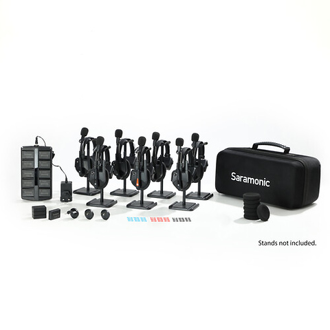 WiTalk9-7S 7-Person Full-Duplex Wireless Intercom System with Single-Ear Headsets (1.9 GHz) Image 10