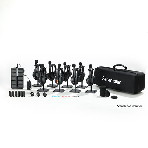 WiTalk9-8S 8-Person Full-Duplex Wireless Intercom System with Single-Ear Headsets (1.9 GHz) Image 10
