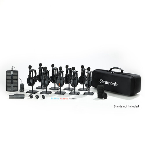 WiTalk9-9S 9-Person Full-Duplex Wireless Intercom System with Single-Ear Headsets (1.9 GHz) Image 10