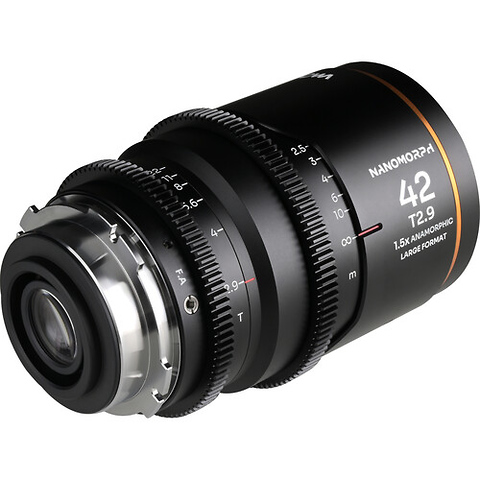 Laowa Nanomorph 42mm T2.9 LF Anamorphic Lens (ARRI PL & Canon EF, Amber Flare) Image 3