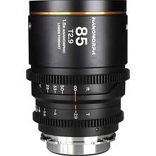 Laowa Nanomorph 85mm T2.9 1.5x LF Anamorphic Lens (ARRI PL & Canon EF, Amber Flare) Image 0