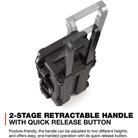935 Wheeled Hard Case with Foam Insert (Black, 28.5L) Image 2