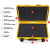 935 Wheeled Hard Case with Foam Insert (Yellow, 28.5L) Thumbnail 6