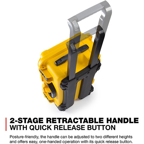 935 Wheeled Hard Case with Foam Insert (Yellow, 28.5L) Image 2