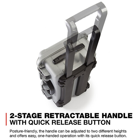 935 Wheeled Hard Case with Foam Insert (Silver, 28.5L) Image 2