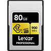 80GB Professional GOLD Series CFexpress Type A Memory Card Thumbnail 0