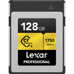 128GB Professional GOLD Series CFexpress Type B Memory Card