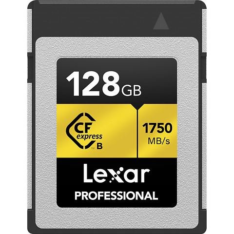 128GB Professional GOLD Series CFexpress Type B Memory Card Image 0