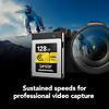 128GB Professional GOLD Series CFexpress Type B Memory Card Thumbnail 3