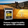 128GB Professional GOLD Series CFexpress Type B Memory Card Thumbnail 4