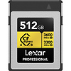 512GB Professional GOLD Series CFexpress 4.0 Type B Memory Card Thumbnail 0