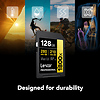 128GB Professional GOLD Series 1800x UHS-II SDXC Memory Card (2-Pack) Thumbnail 4