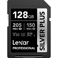 128GB Professional SILVER PLUS UHS-I SDXC Memory Card Image 0