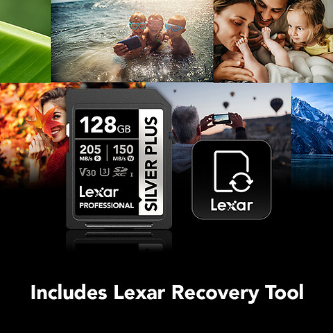 128GB Professional SILVER PLUS UHS-I SDXC Memory Card Image 6
