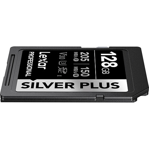 128GB Professional SILVER PLUS UHS-I SDXC Memory Card Image 1
