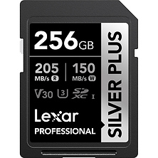 256GB Professional SILVER PLUS UHS-I SDXC Memory Card Image 0