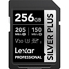 256GB Professional SILVER PLUS UHS-I SDXC Memory Card Thumbnail 0