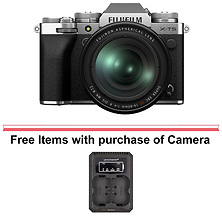 X-T5 Mirrorless Digital Camera with 16-80mm Lens (Silver) Image 0
