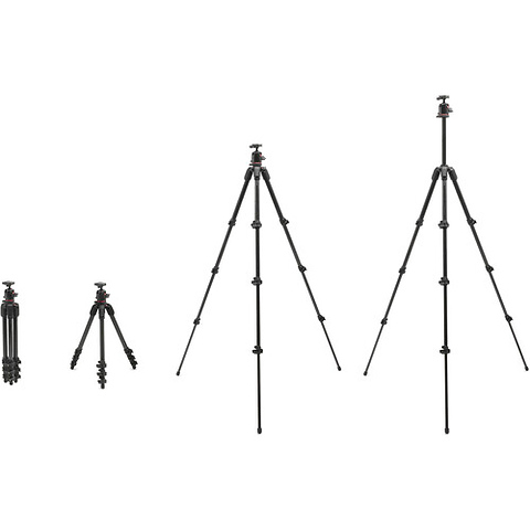 055XPRO 4-Section Photo AS Carbon Fiber Tripod Kit Image 7