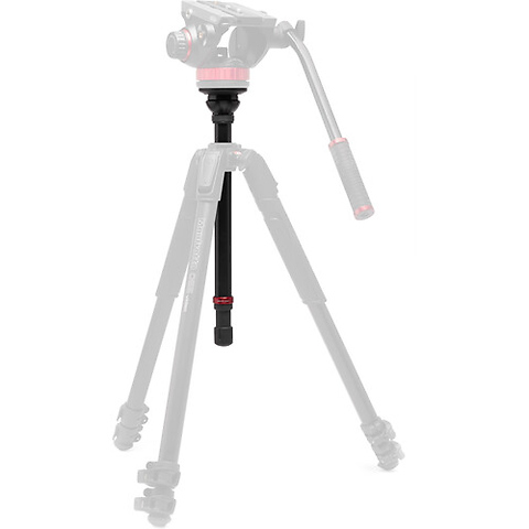 3-Section Aluminum Video Tripod Kit with Fluid Head Image 4
