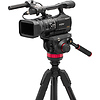 3-Section Aluminum Video Tripod Kit with Fluid Head Thumbnail 6