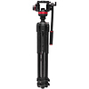 3-Section Aluminum Video Tripod Kit with Fluid Head Thumbnail 1