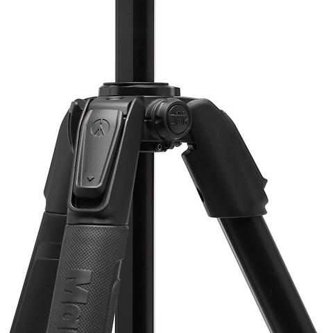 3-Section Aluminum Video Tripod Kit with Fluid Head Image 2