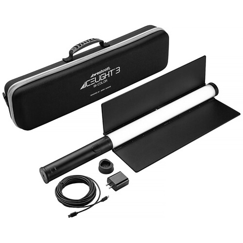 Ice Light 3 Bi-Color LED Tube Light (1.5 ft., Battery Grip & Barndoors Kit) Image 10